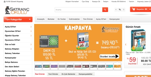 Satranç Okulu Marketi Yenilendi